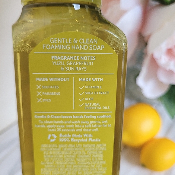 Sunwashed Citrus Body Cream Sunshine & Lemons Foaming Soap Bath & Body Works Nwt - Picture 5 of 6